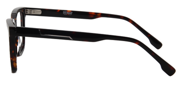 Safari Men Afro Motif Eyeglasses: Tari - Brown Tortoise - SpecSMART Eye Clinic (Side View)